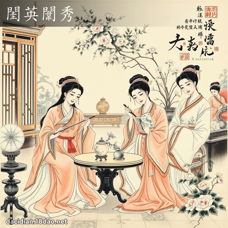 閨英闈秀 配图