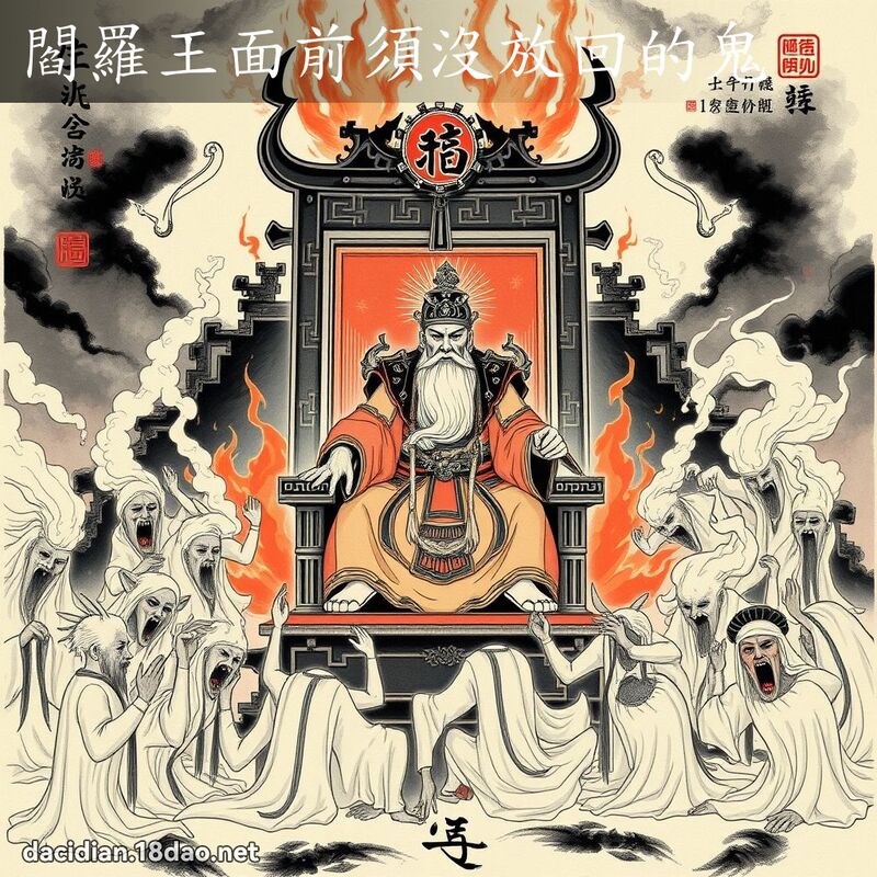 閻羅王面前須沒放回的鬼 配图