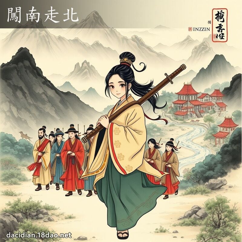 闖南走北 配图