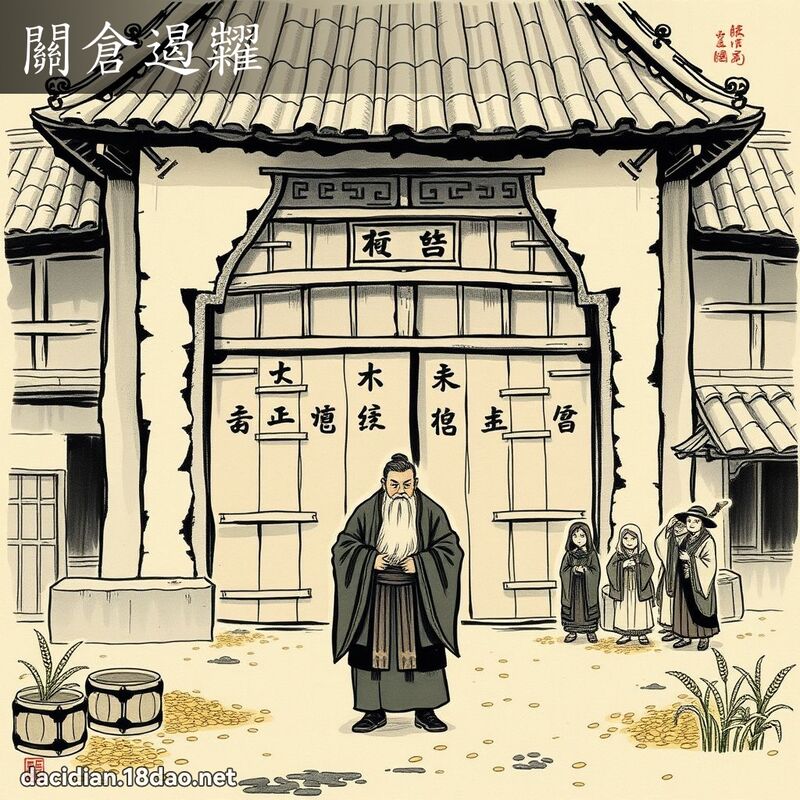 關倉遏糶 配图