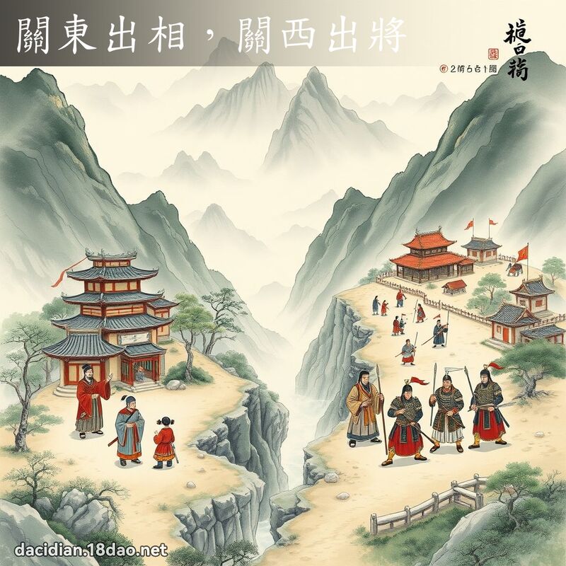 關東出相,關西出將 配图