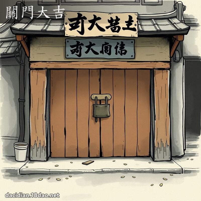 關門大吉 配图