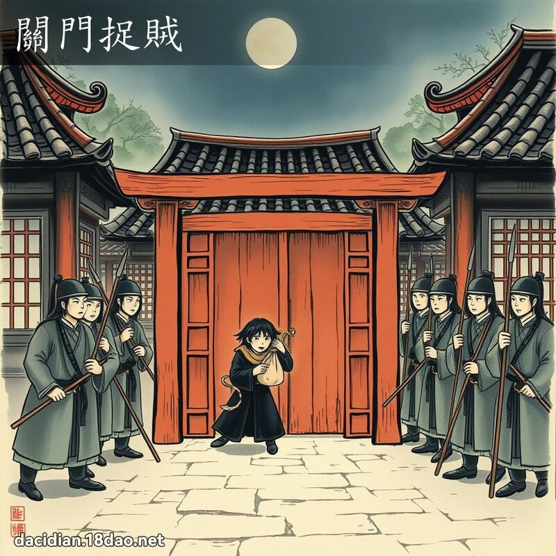 關門捉賊 配图
