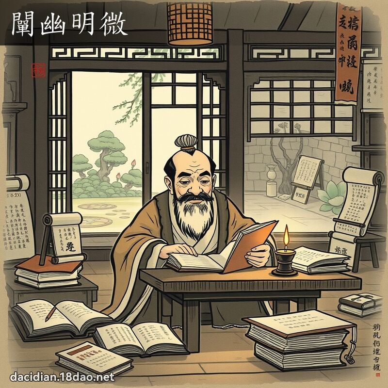 闡幽明微 配图