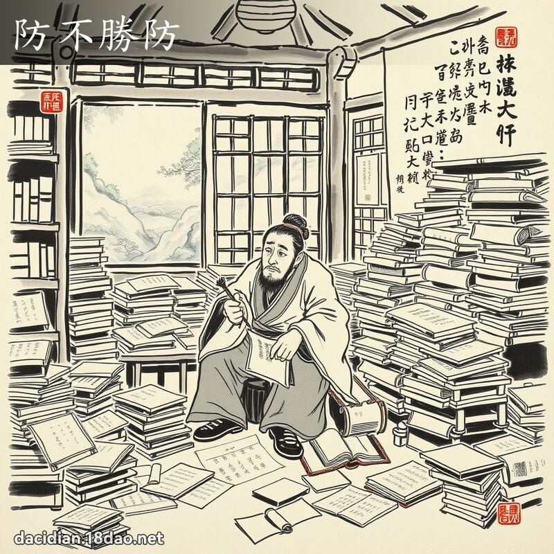 防不勝防 配图