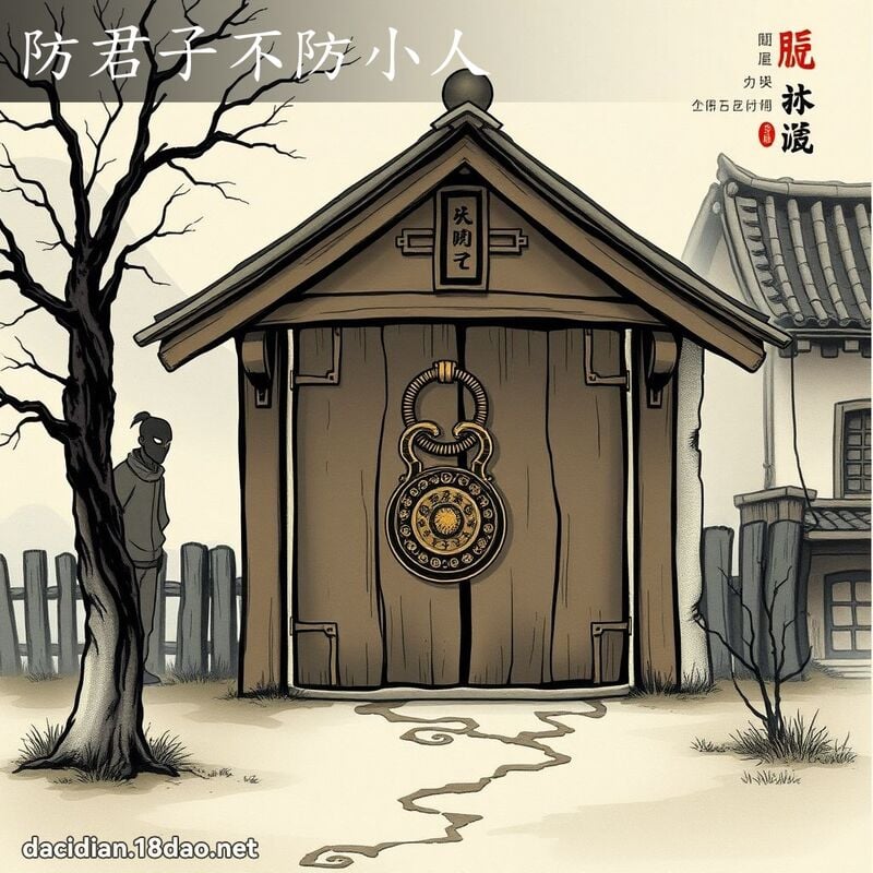 防君子不防小人 配图