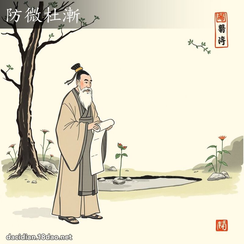 防微杜漸 配图