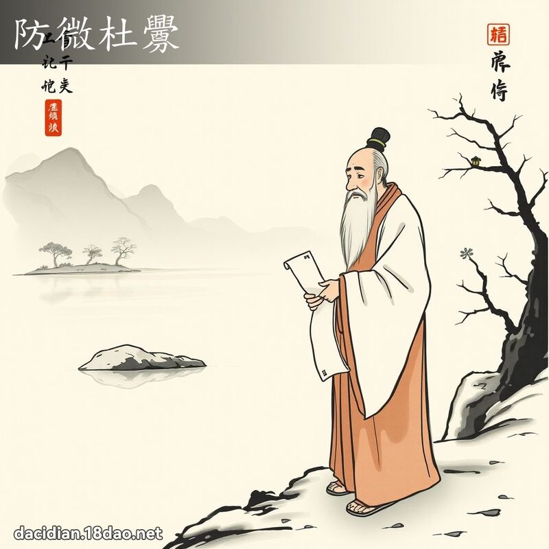 防微杜釁 配图