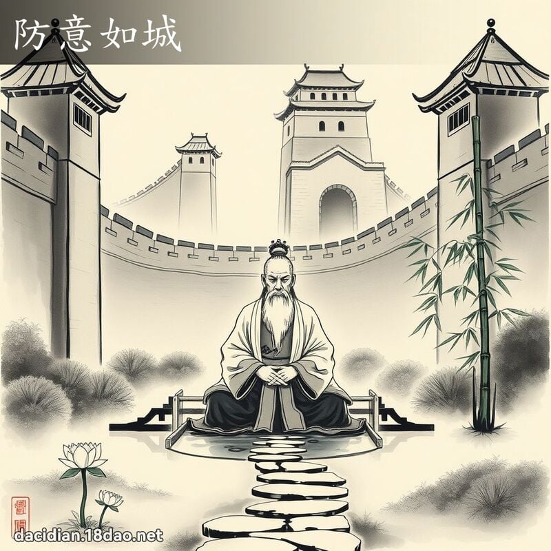 防意如城 配图