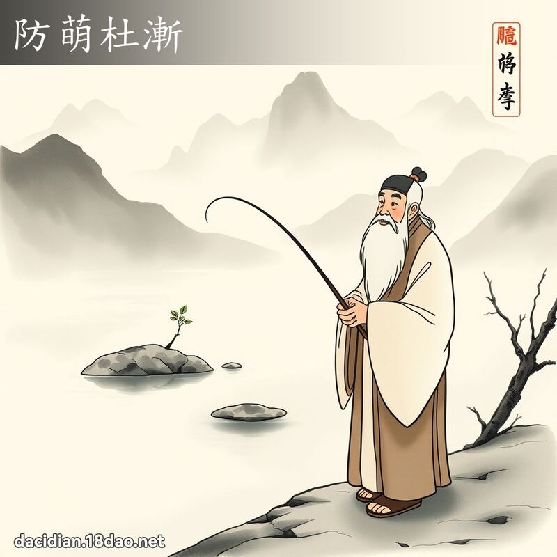 防萌杜漸 配图
