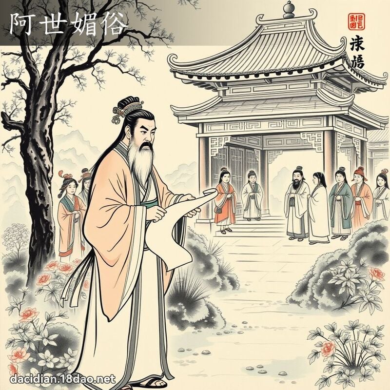 阿世媚俗 配图