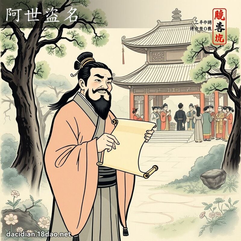 阿世盜名 配图