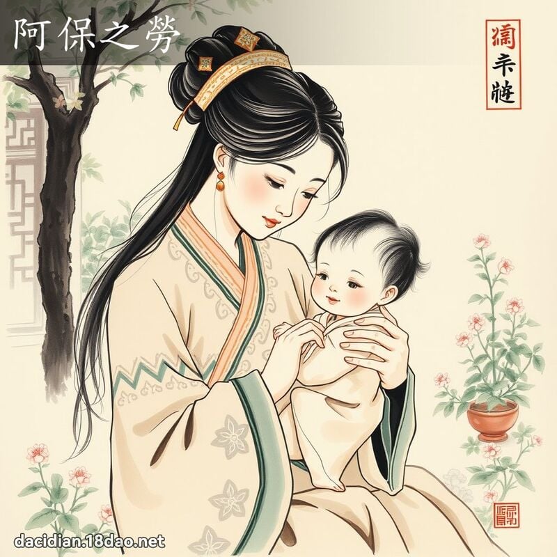阿保之勞 配图