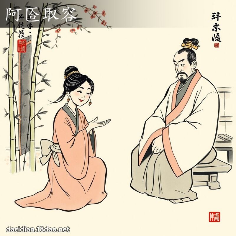 阿匼取容 配图