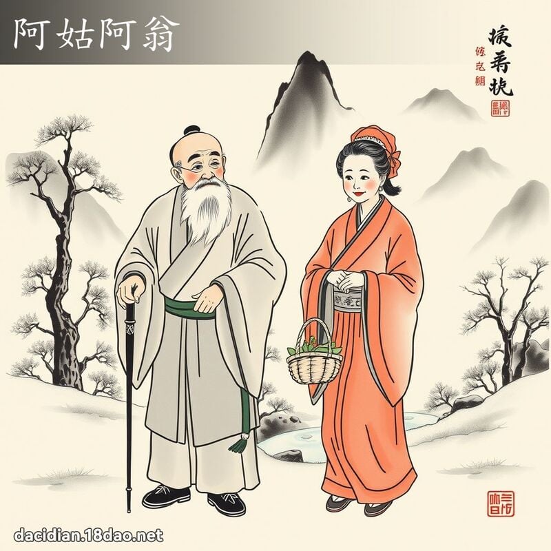 阿姑阿翁 配图