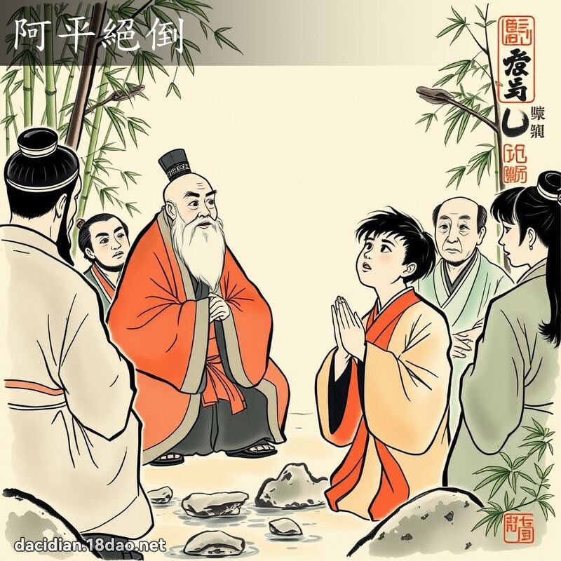 阿平絕倒 配图