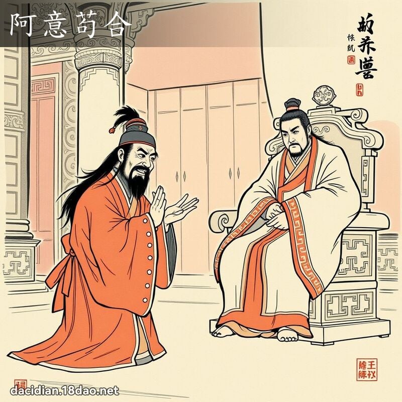 阿意苟合 配图