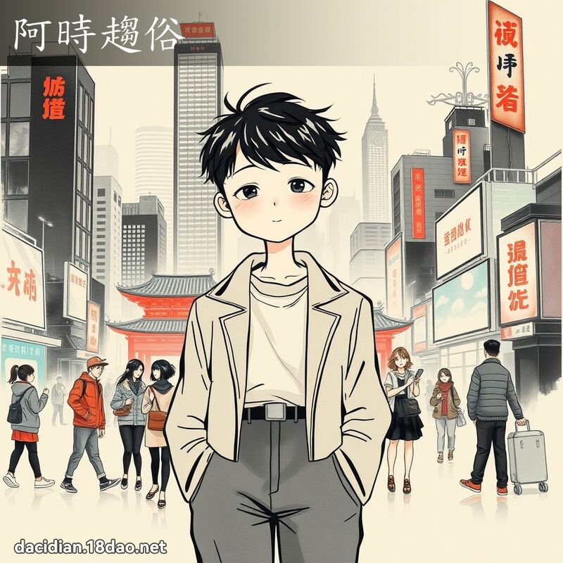 阿時趨俗 配图