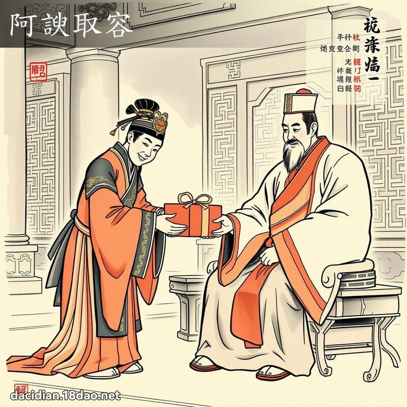 阿諛取容 配图