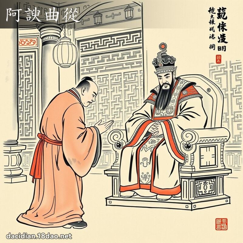 阿諛曲從 配图
