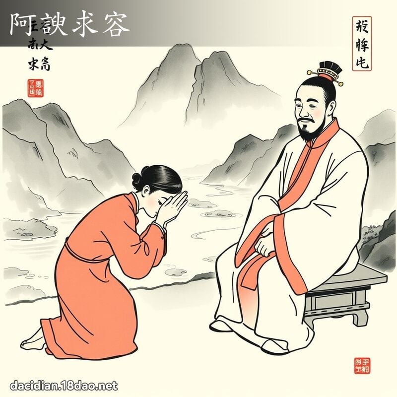 阿諛求容 配图