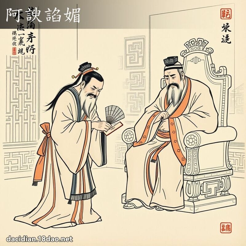阿諛諂媚 配图