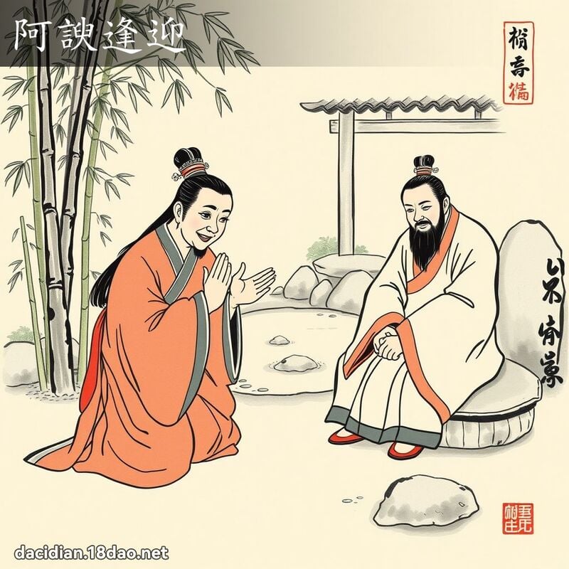 阿諛逢迎 配图