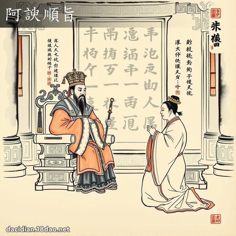 阿諛順旨 配图