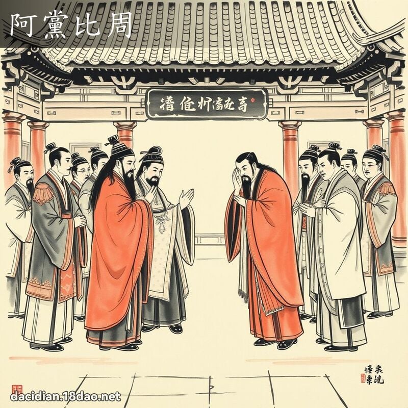 阿黨比周 配图