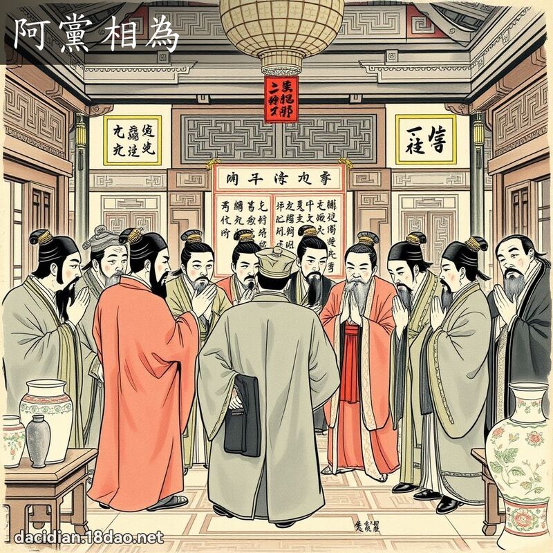 阿黨相為 配图
