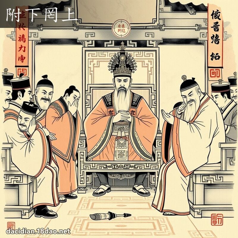 附下罔上 配图