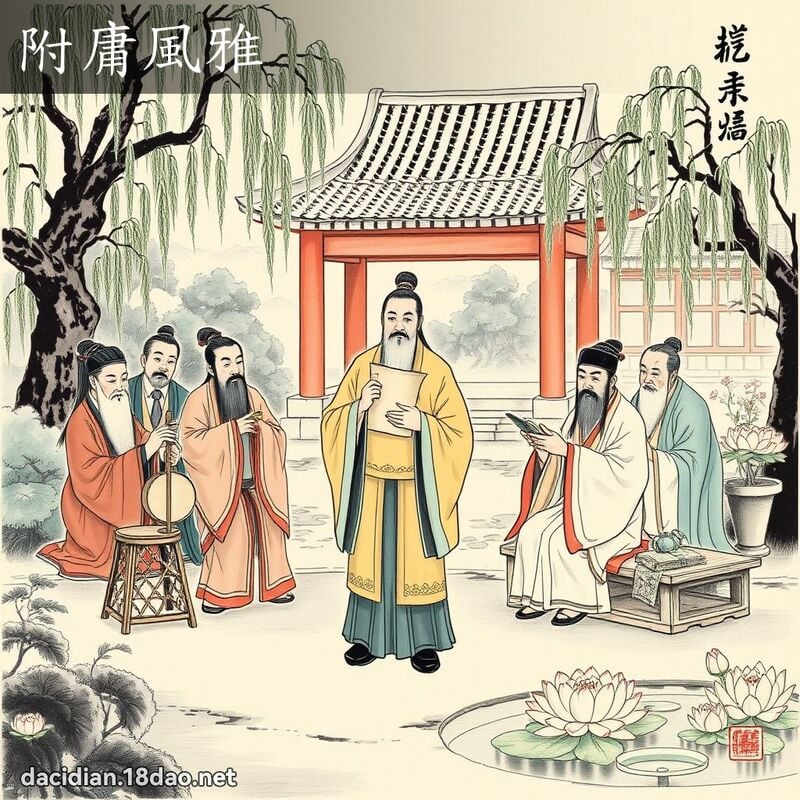 附庸風雅 配图