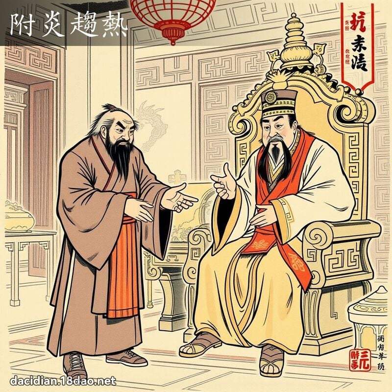 附炎趨熱 配图
