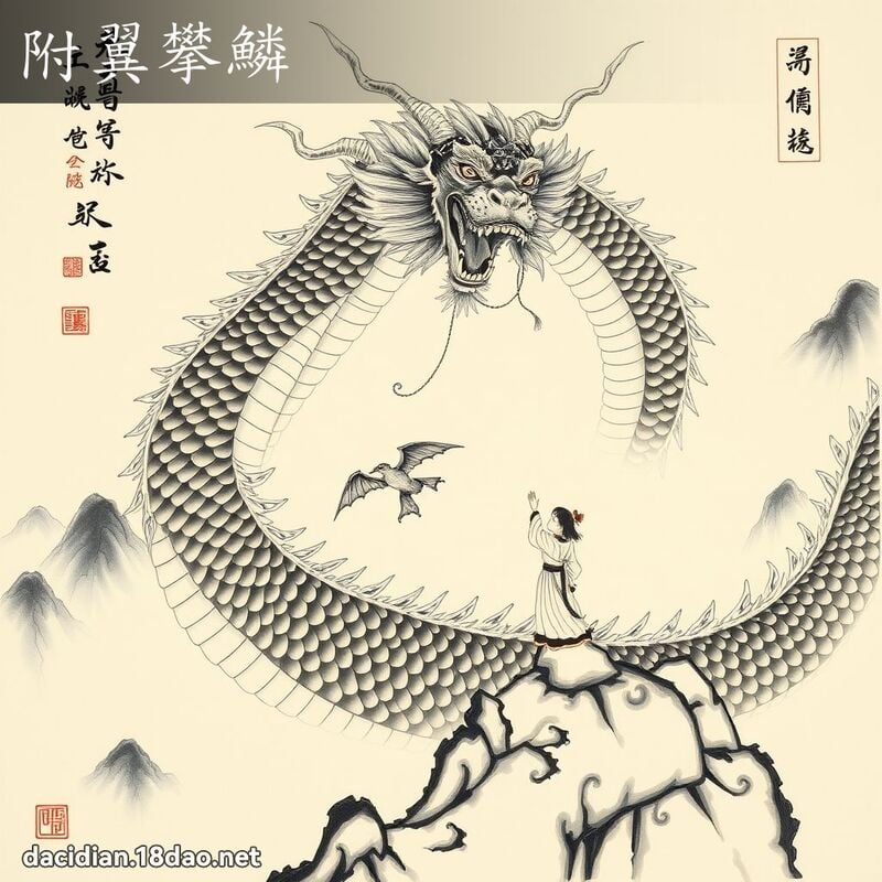 附翼攀鱗 配图