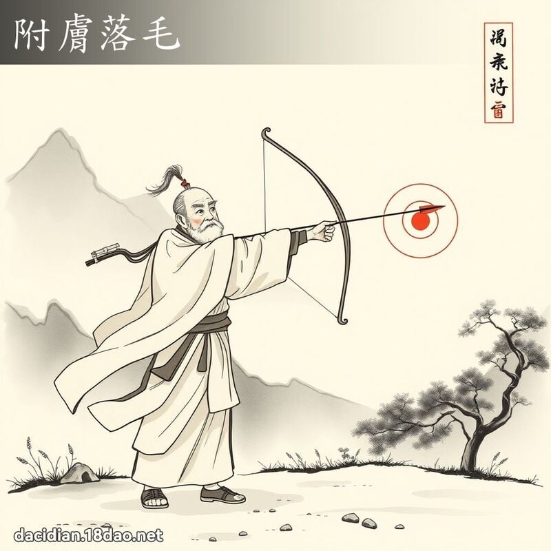 附膚落毛 配图