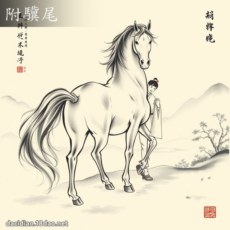 附驥尾 配图