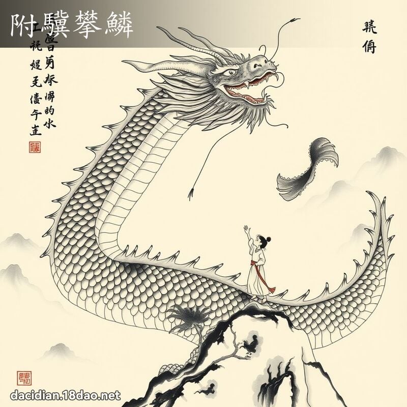 附驥攀鱗 配图