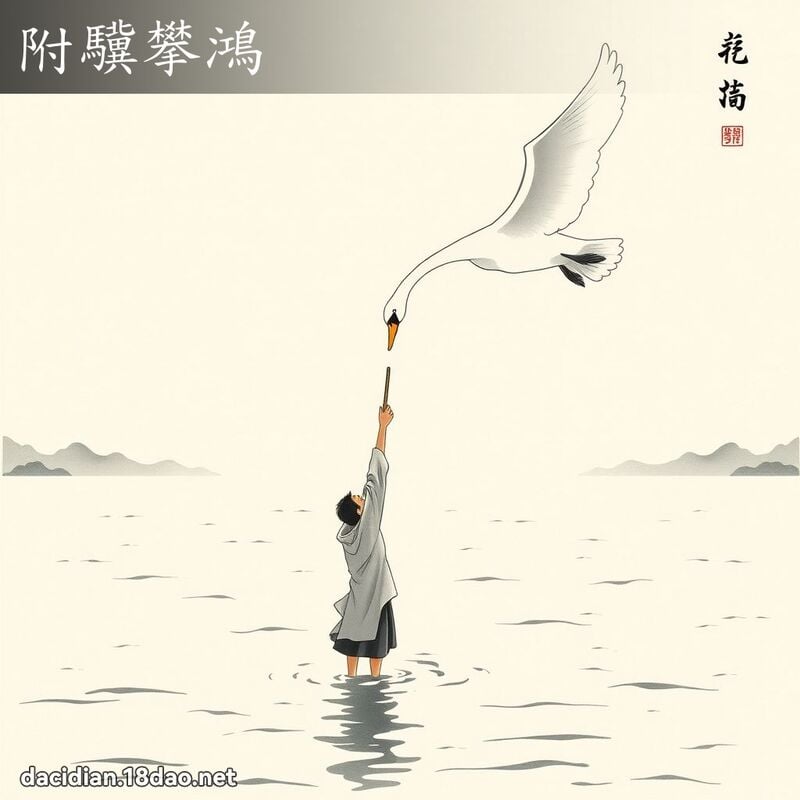 附驥攀鴻 配图