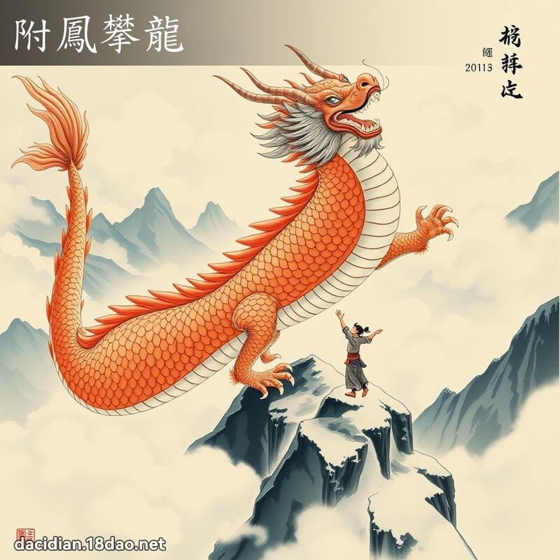 附鳳攀龍 配图