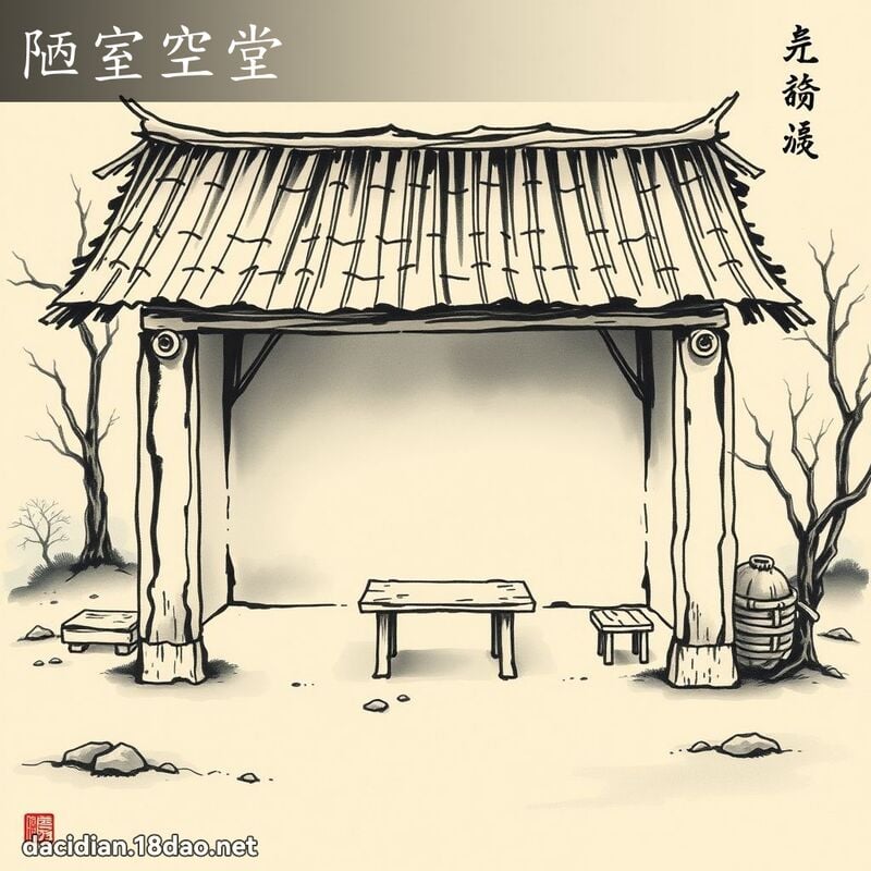 陋室空堂 配图