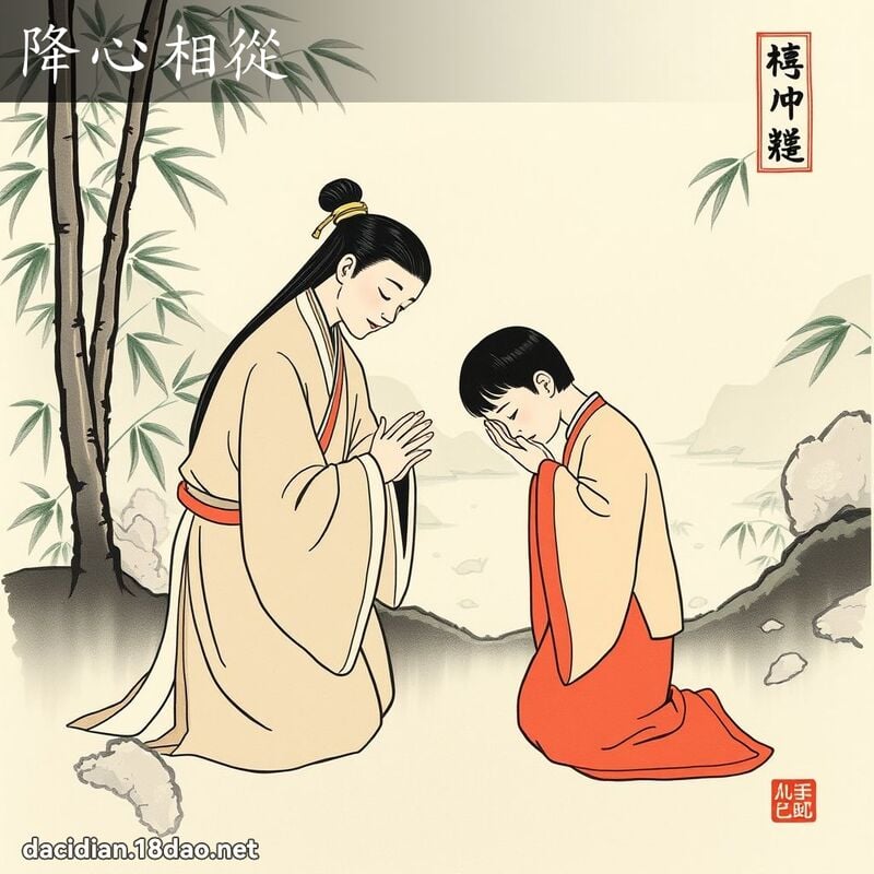 降心相從 配图