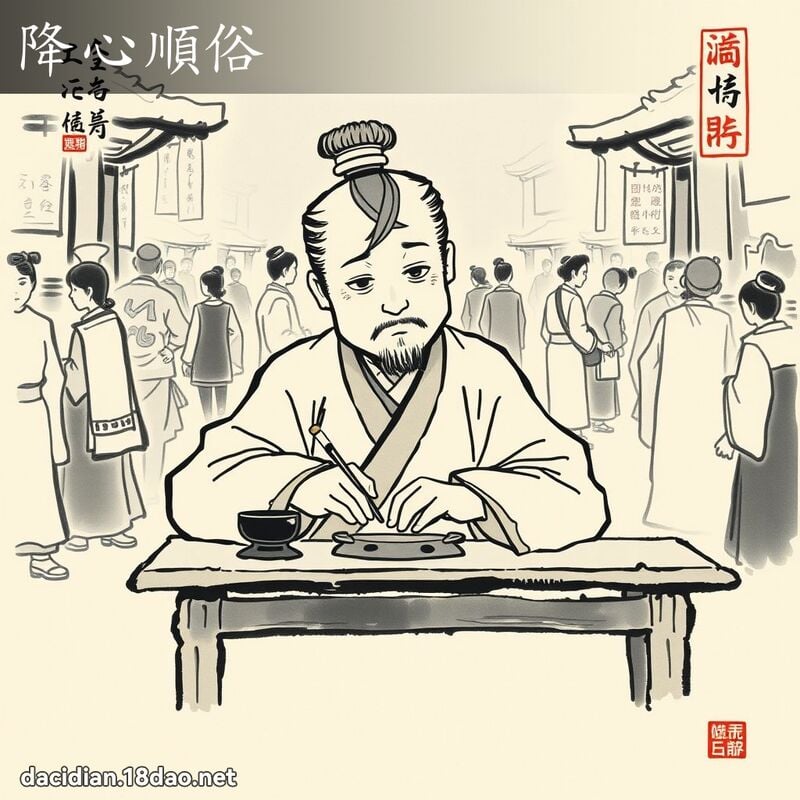 降心順俗 配图