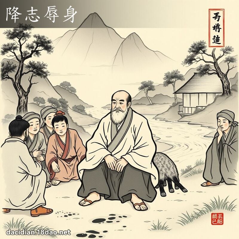 降志辱身 配图