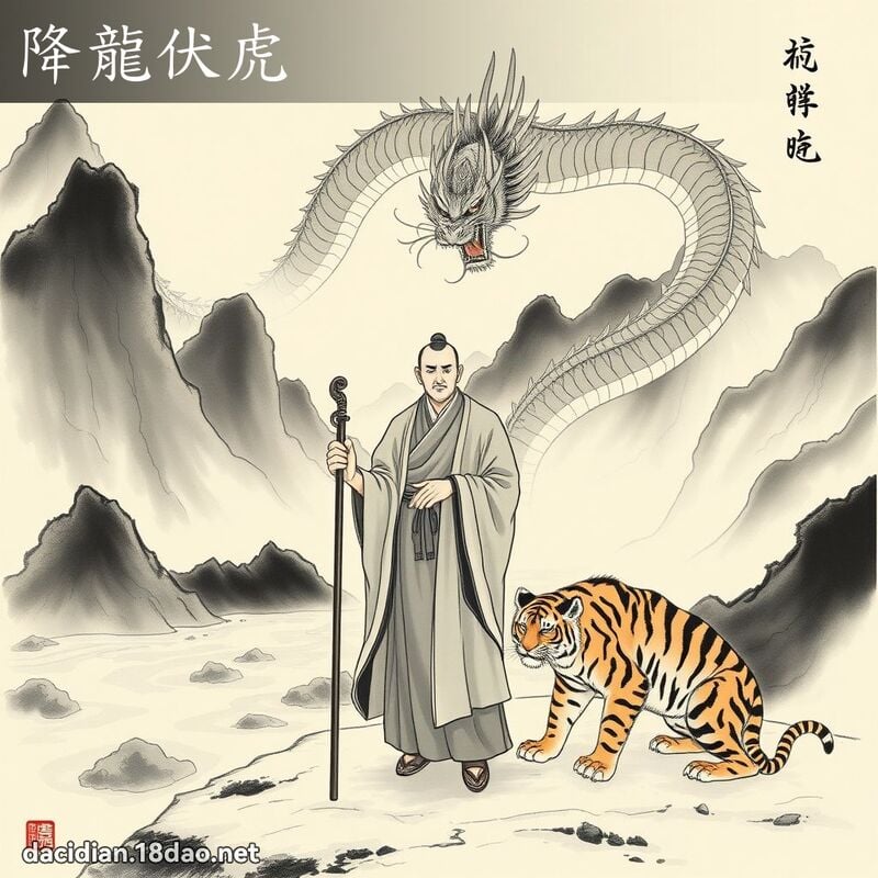 降龍伏虎 配图