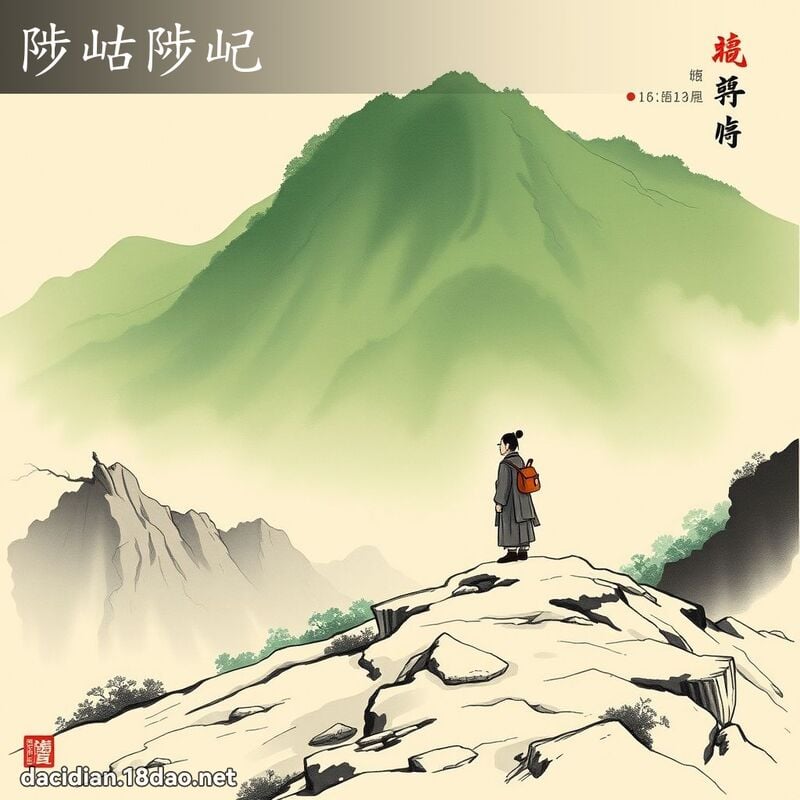 陟岵陟屺 配图
