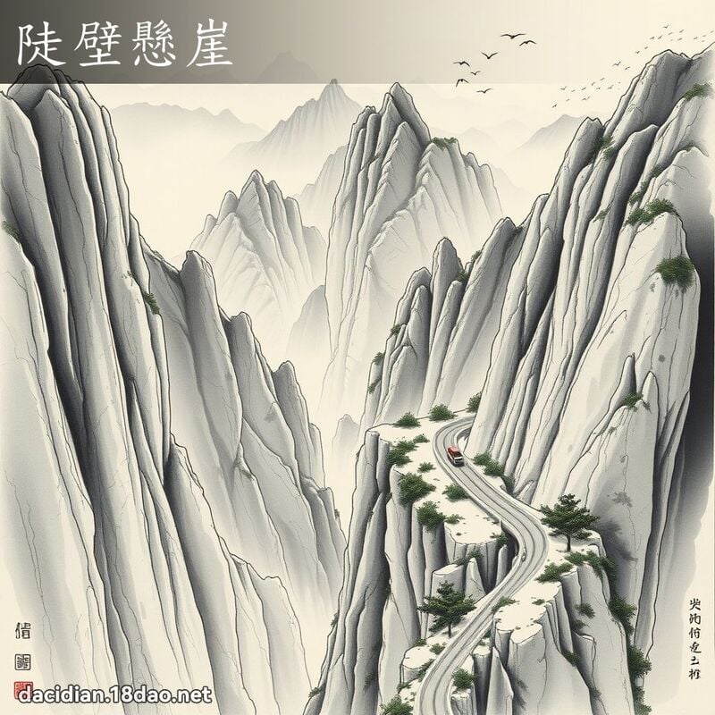 陡壁懸崖 配图