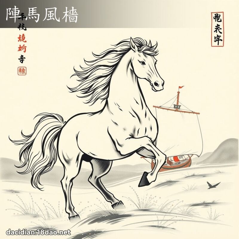 陣馬風檣 配图