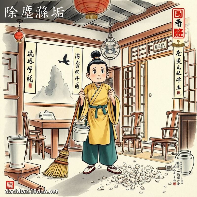 除塵滌垢 配图