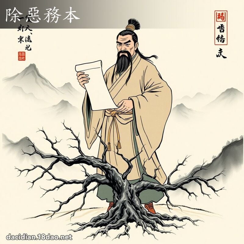 除惡務本 配图