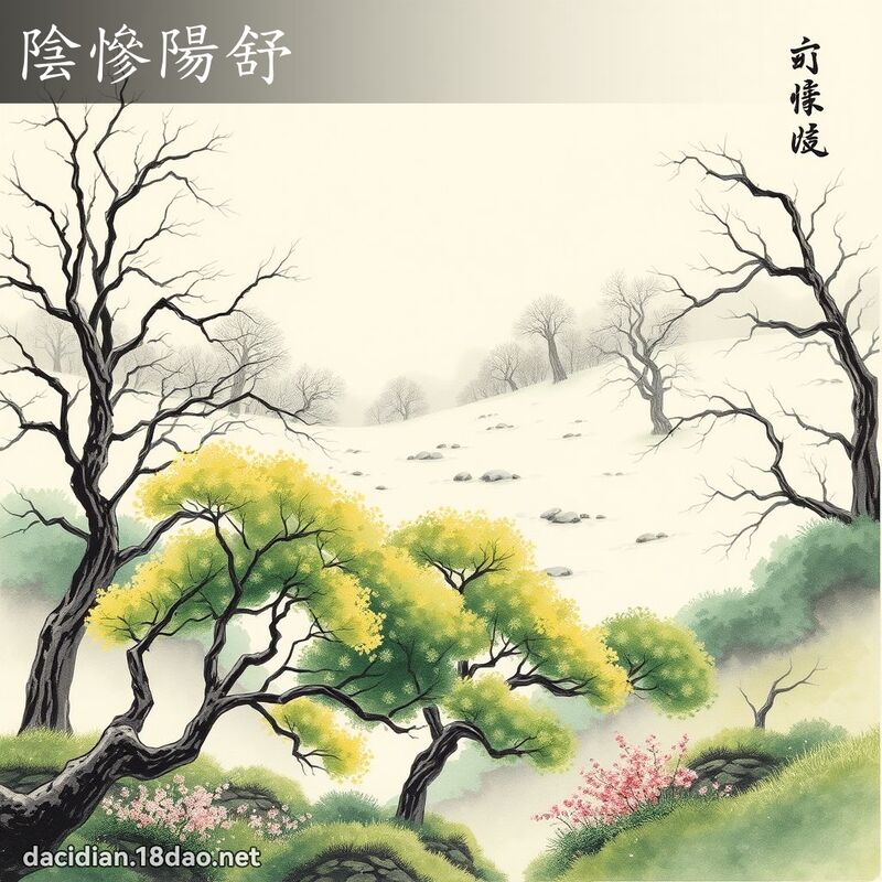 陰慘陽舒 配图
